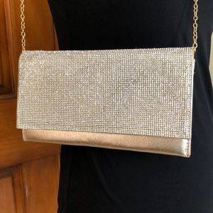 Gold Evening clutch purse